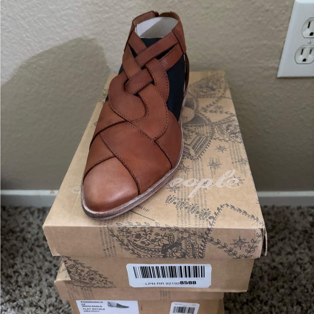 Free People Brown and Black Women's Boots
